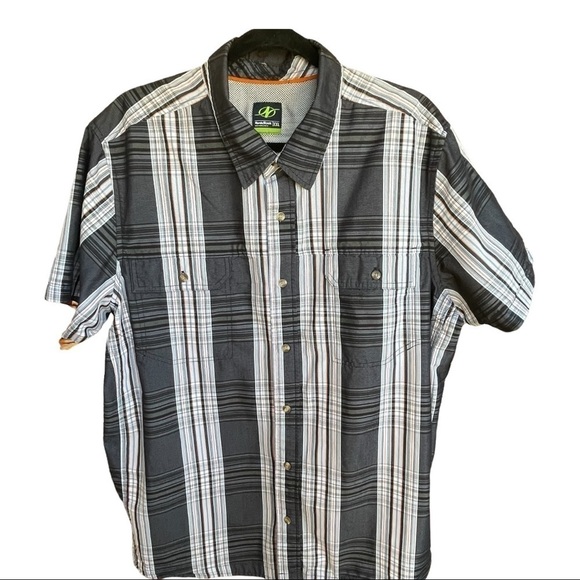 NORDIC TRACK PLAID SHORT SLEEVE SHIRT SIZE XXL - Picture 1 of 8